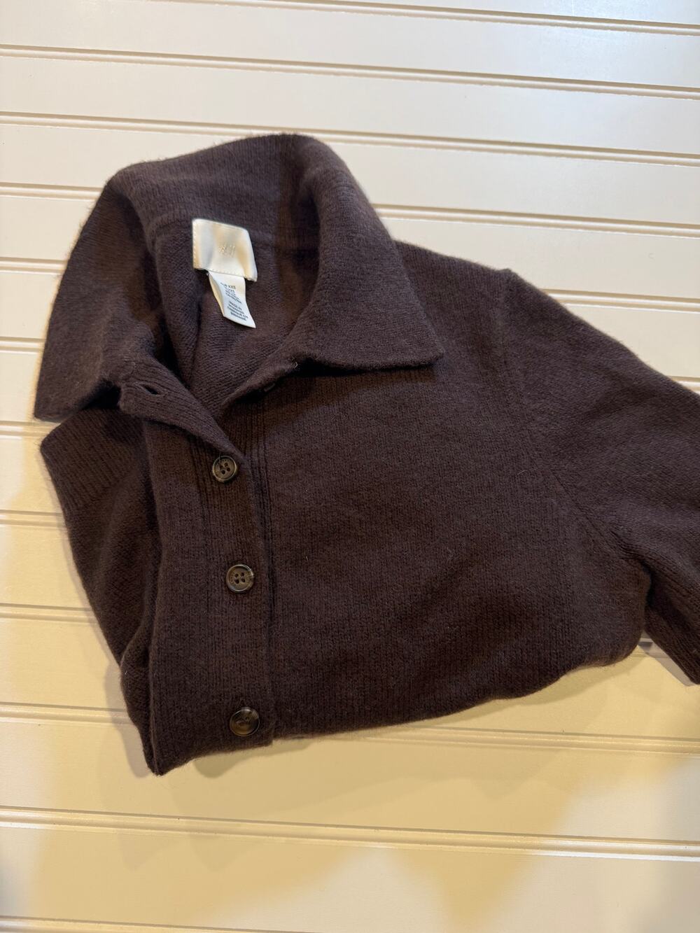 H&M Brown Cardigan. Button Front. XXS